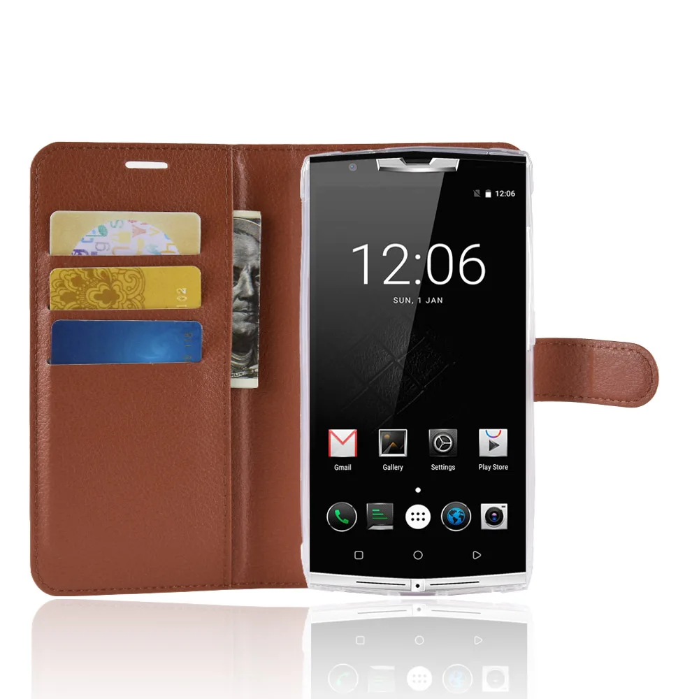 Чехол K10000Pro K10000MAX для Oukitel K10000 Pro MAX, чехол-кошелек с отделением для карт, с узором из личи, черный, Oukitel 10000 MAX