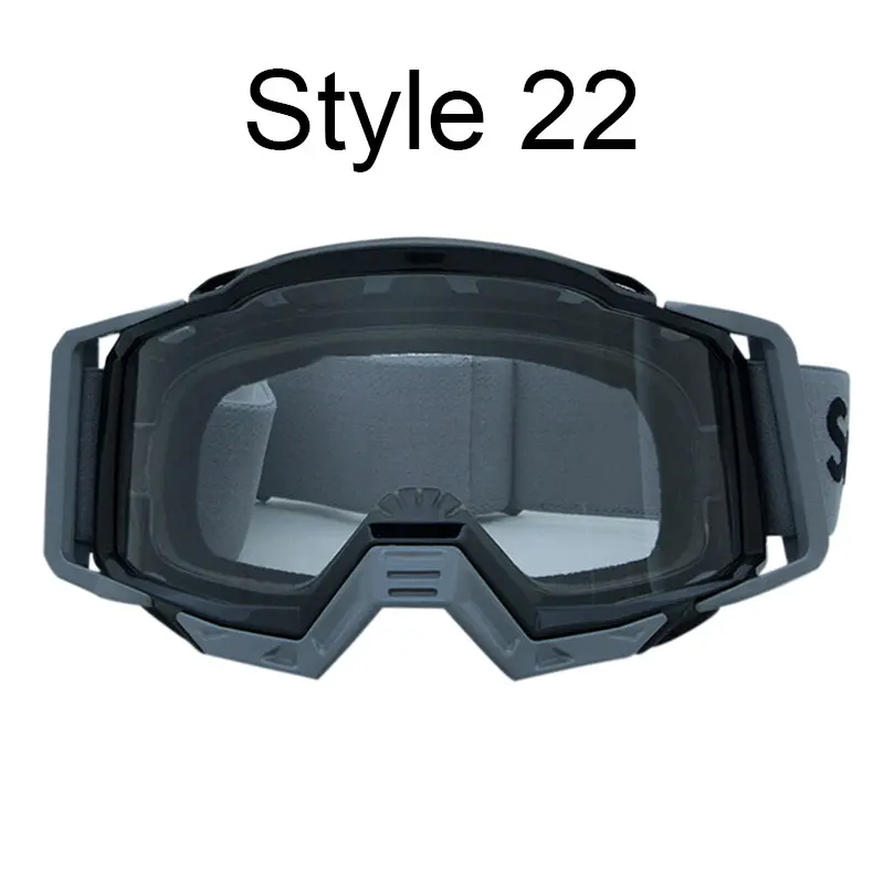 Goggles Glasses 22 Nuoxintr MX очки для мотокросса шлем мотоциклетные очки маска ATV Dirt Bike мото Лыжный спорт на открытом воздухе гоночный скутер - Цвет: Goggles Glasses 22