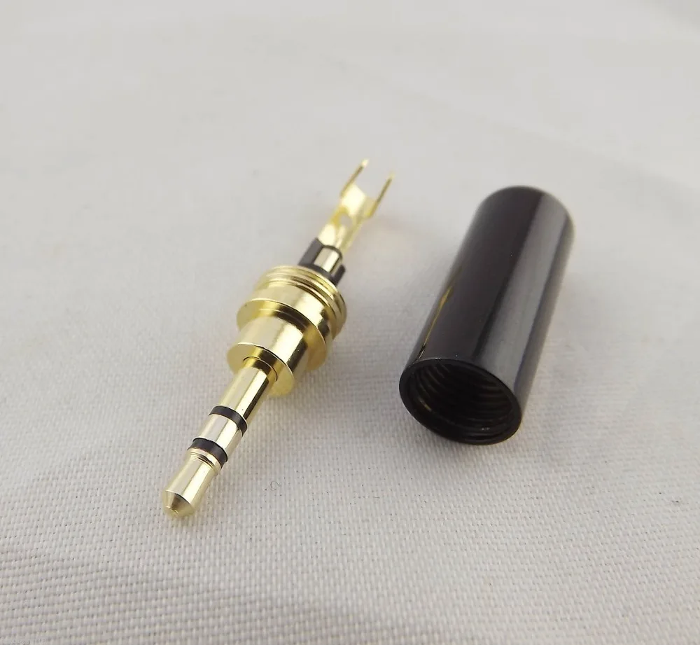 1pcs Gold 2.5mm 3 Pole Stereo Male Repair Headphone Metal Audio Earphone Connector | Компьютеры и офис