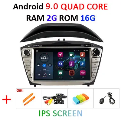 9.0 2G 16G 4G 64G Android 9,0 ips экран DSP AV выход автомобильный dvd-плеер для hyundai ix35 Tucson 2009- gps плеер навигация Радио стерео - Цвет: 9.0 2G 16G