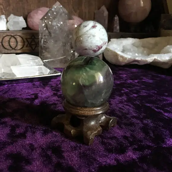 

100% natural colorful fluorite crystal gemstone healing sphere ball as gift