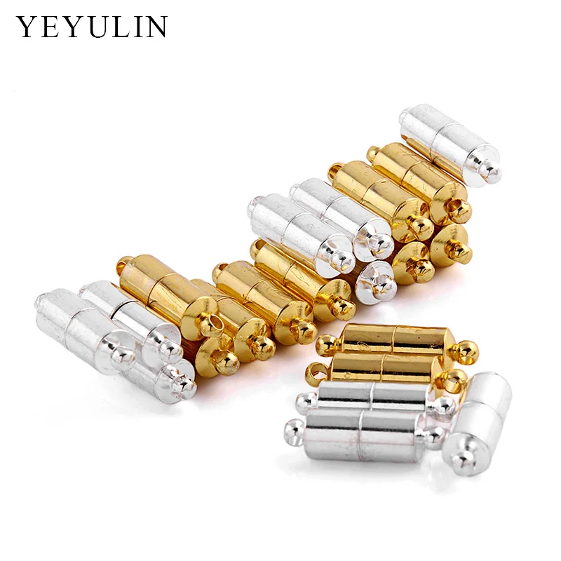 10 пар цилиндрические магнитные штекеры 13 х6 мм|clasps connector|magnetic claspsjewelry clasps |