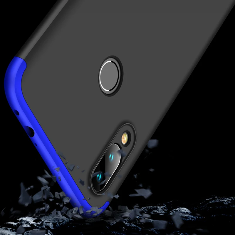 3-в-1 чехол для телефона для Xiaomi Redmi Note 7 note7 PC жесткий матовый чехол-накладка для Xiaomi Redmi Примечание 7 про защитный чехол Coque