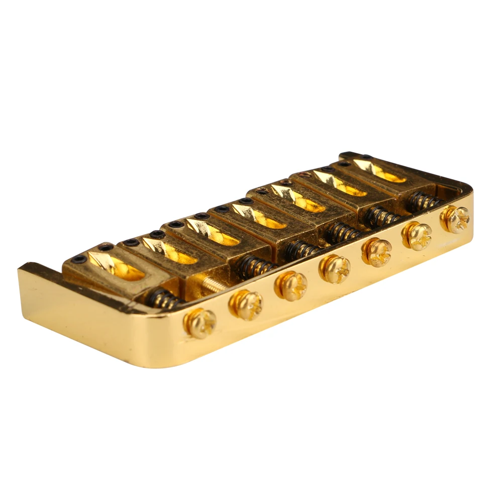 

7 string Bridge Saddle Strings Guitar Bridge Adjustable With Screws+Wrench Guitar Parts Accessories