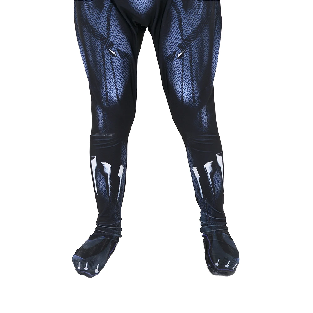 Детские костюмы для мальчиков; T'Challa; карнавальный костюм; Детский Костюм черной Пантеры; костюм на Хэллоуин; Вдохновленный комиксами Marvel; праздничная одежда