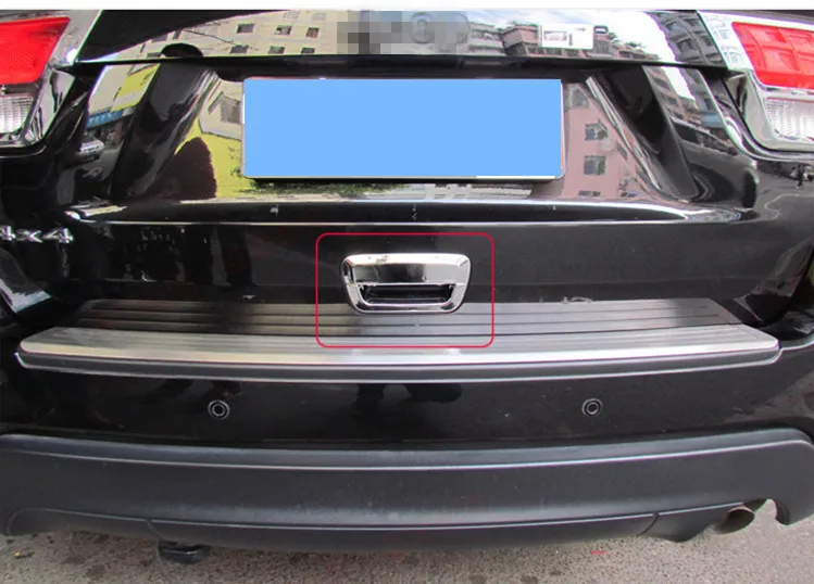 

FUNDUOO Chrome Rear Boot Trunk Door Handle Cup Bowl Cover Trim Sticker For JEEP Grand Cherokee 2011 2012 2013 2014