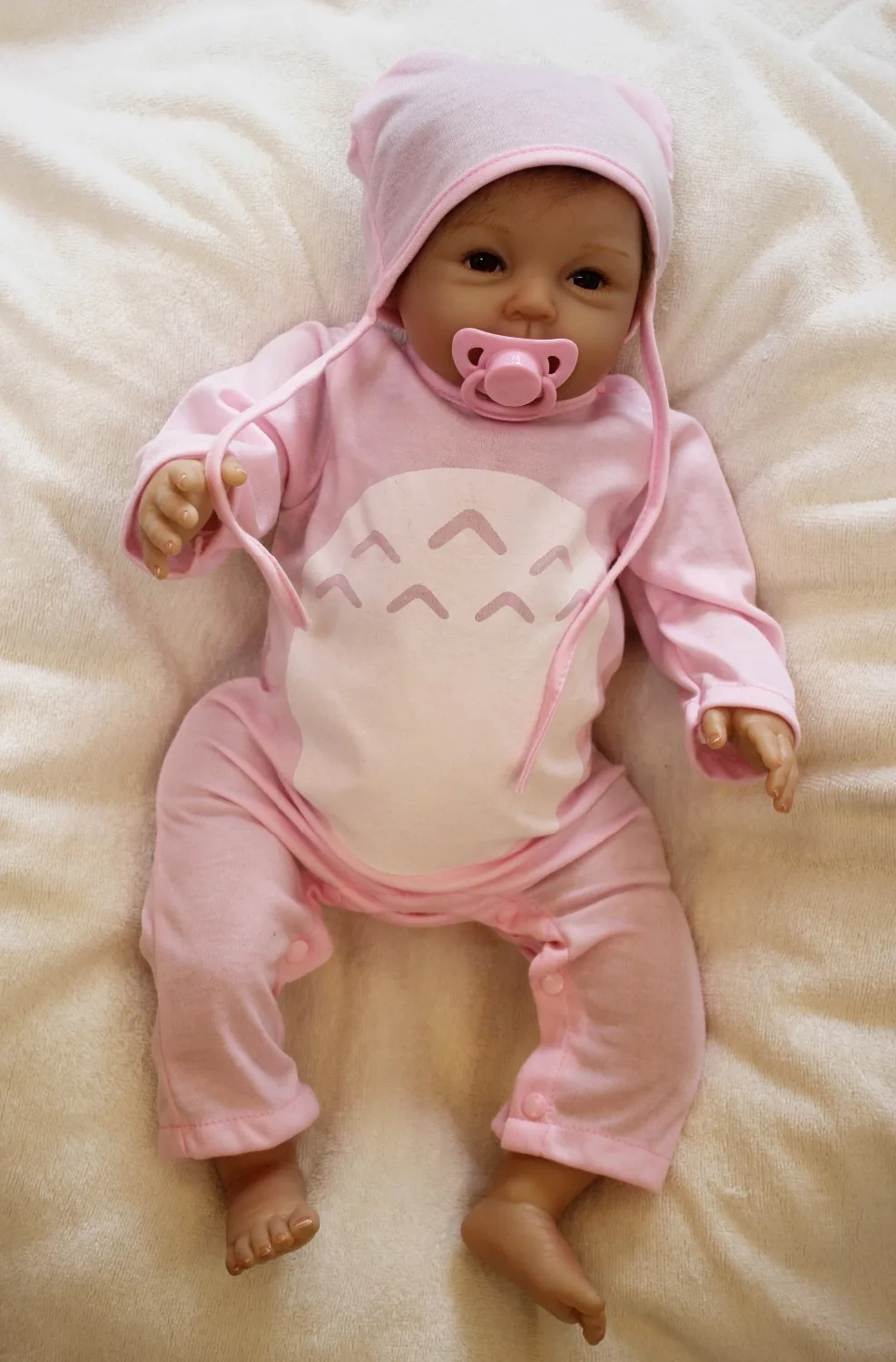 NPK reborn dolls 2" Мягкие силиконовые reborn baby куклы-игрушки для девочек подарок Bebes reborn bonecas ручной работы новорожденная Интерактивная кукла-Пупс кукла