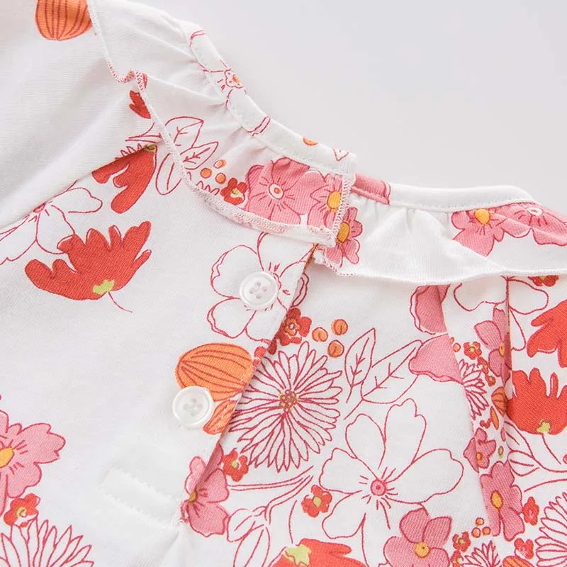 Dave bella/Детский комбинезон с воротничком для новорожденных девочек Питер Пэн