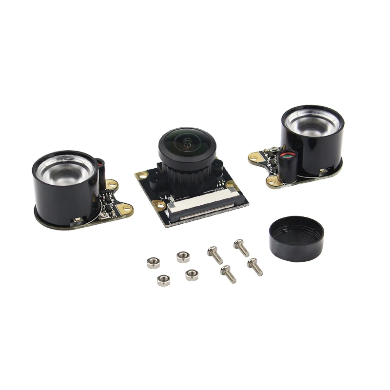 5 мегапиксельная камера Raspberry Pi 4 Model B ночного видения рыбий глаз с углом обзора