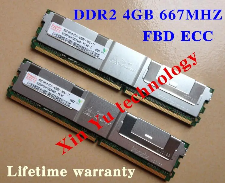 Для Hynix 4 ГБ 8 2 Гб DDR2 667 МГц PC2 5300 2Rx4 FBD ECC Серверная память FB DIMM RAM пожизненная