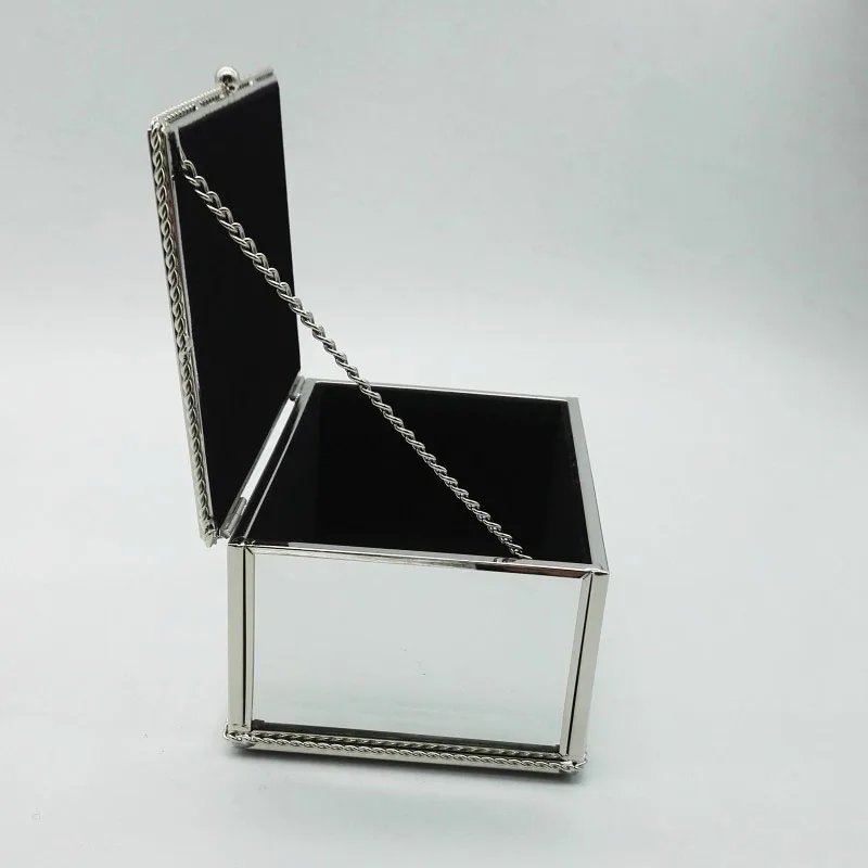 Марка SAFEBET стеклянная шкатулка для ювелирных изделий в Европейском стиле Модный