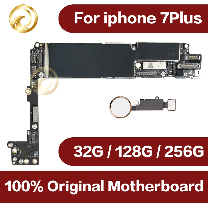 Оригинальная разблокированная материнская плата для iphone 7plus с Touch ID 7P мобильный
