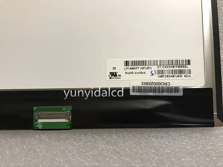

NEW 14.0' Laptop LCD screen LP140WF7 SPE1 LP140WF7 (SP)(E1) LP140WF7 SPG1 IPS 1920*1080