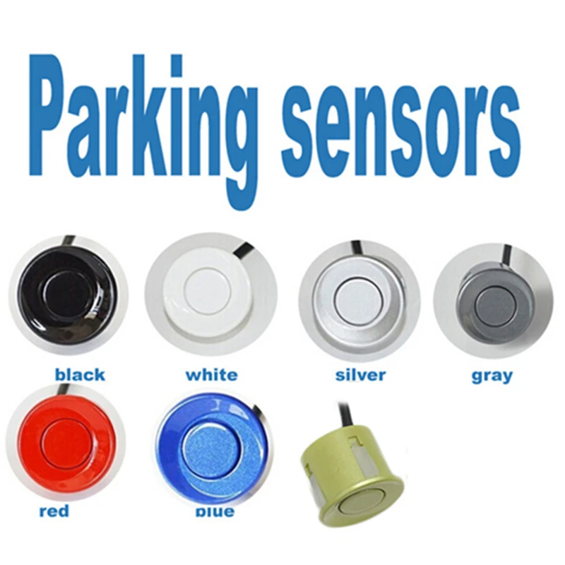 

DC 12V 4 Sensors 22mm Car Parktronic Parking Sensor Reverse Backup Radar Detector Assistance System with Buzzer Alert Auto Parts