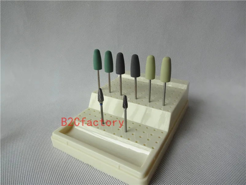 8 шт. hp Стоматологическая Смола набор акриловая Полировка Боры дрель полировщик