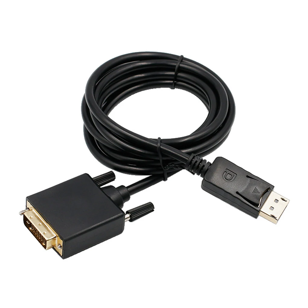 1 8 m Профессиональный DP DVI шнур переходник Высококачественный Дисплей порт папа D