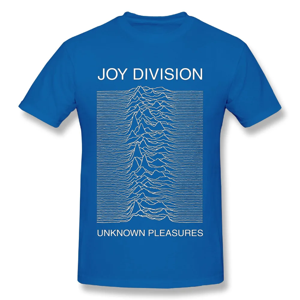Joy Division, мужские футболки, круглый вырез, дизайн хлопок, футболки для мужчин - Цвет: Синий