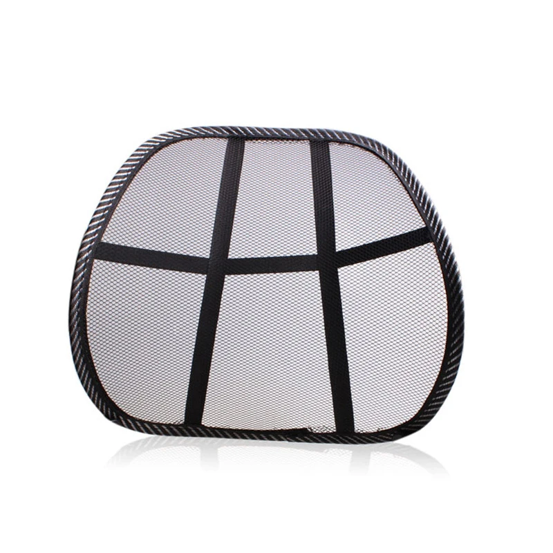 Car Chair Back Support Massage Cushion Mesh Lumbar Back Brace Pillows Car Seat and Office Chair Lumbar Supportor Car-styling
