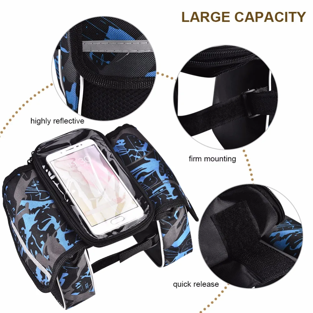 Сумка для шоссейного велосипеда с защитой от дождя сенсорных экранов