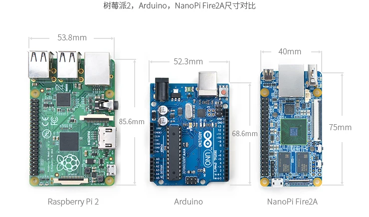 RealQvol FriendlayARM NanoPi Fire2A макетная плата S5P4418 1,4 ГГц 512 Мб DDR3 четырехъядерный Cortex-A9