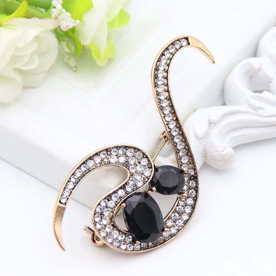 Винтажная Турецкая женская брошь из смолы в форме цветка булавка линия потока