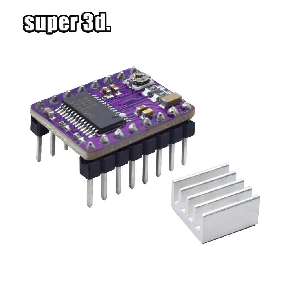 3D принтер StepStick DRV8825 драйвер шагового двигателя переноска Reprap 4 слойные PCB RAMPS