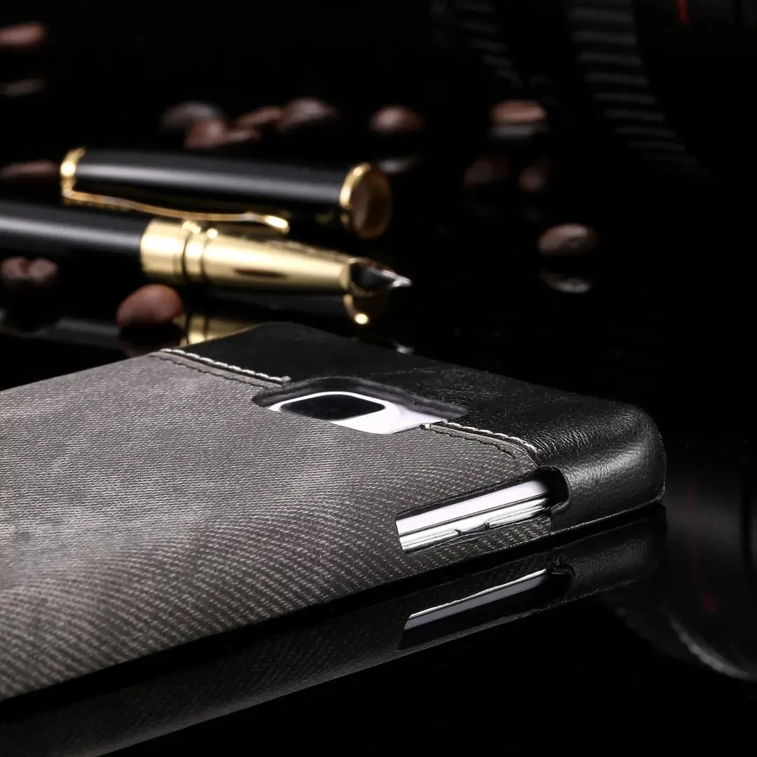 Жесткий чехол, кожаный ковбойский джинсовый стиль для Iphone 5, 5S, se, 6, 6 S, samsung Galaxy S6, S7 Edge, S8 Plus, Note 3, 4, A3, A5, A7, Ретро стиль, новинка