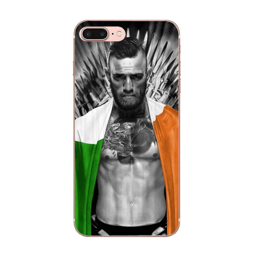 Мягкие чехлы для Samsung Galaxy Note 5 8 9 S3 S4 S5 S6 S7 S8 S9 S10 mini Edge Plus Lite Conor Mcgregor | Мобильные