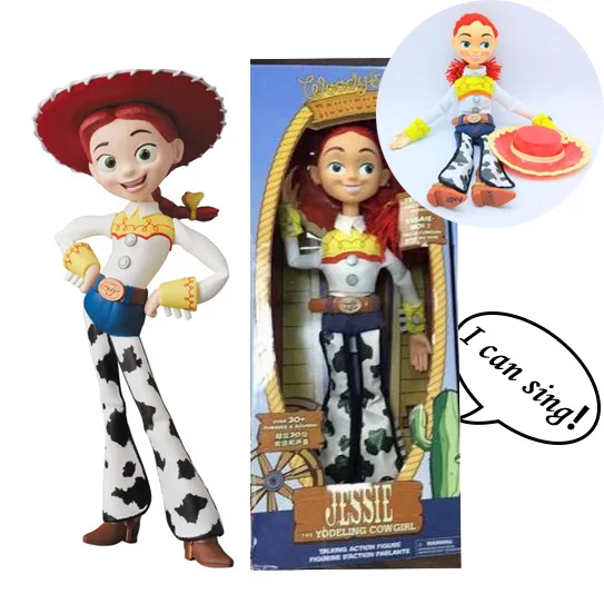 Экшн ролик игрушка Поющая фигурка Jessie подарок ребенку ТВ кукла можно спеть на