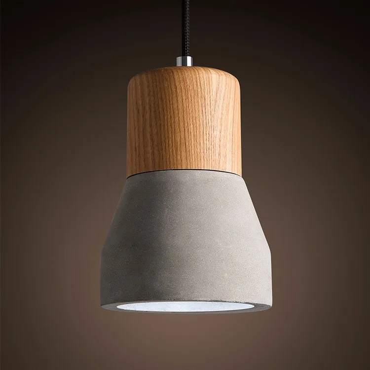 Скандинавский минималистичный Ретро винтажный подвесной светильник деревянный