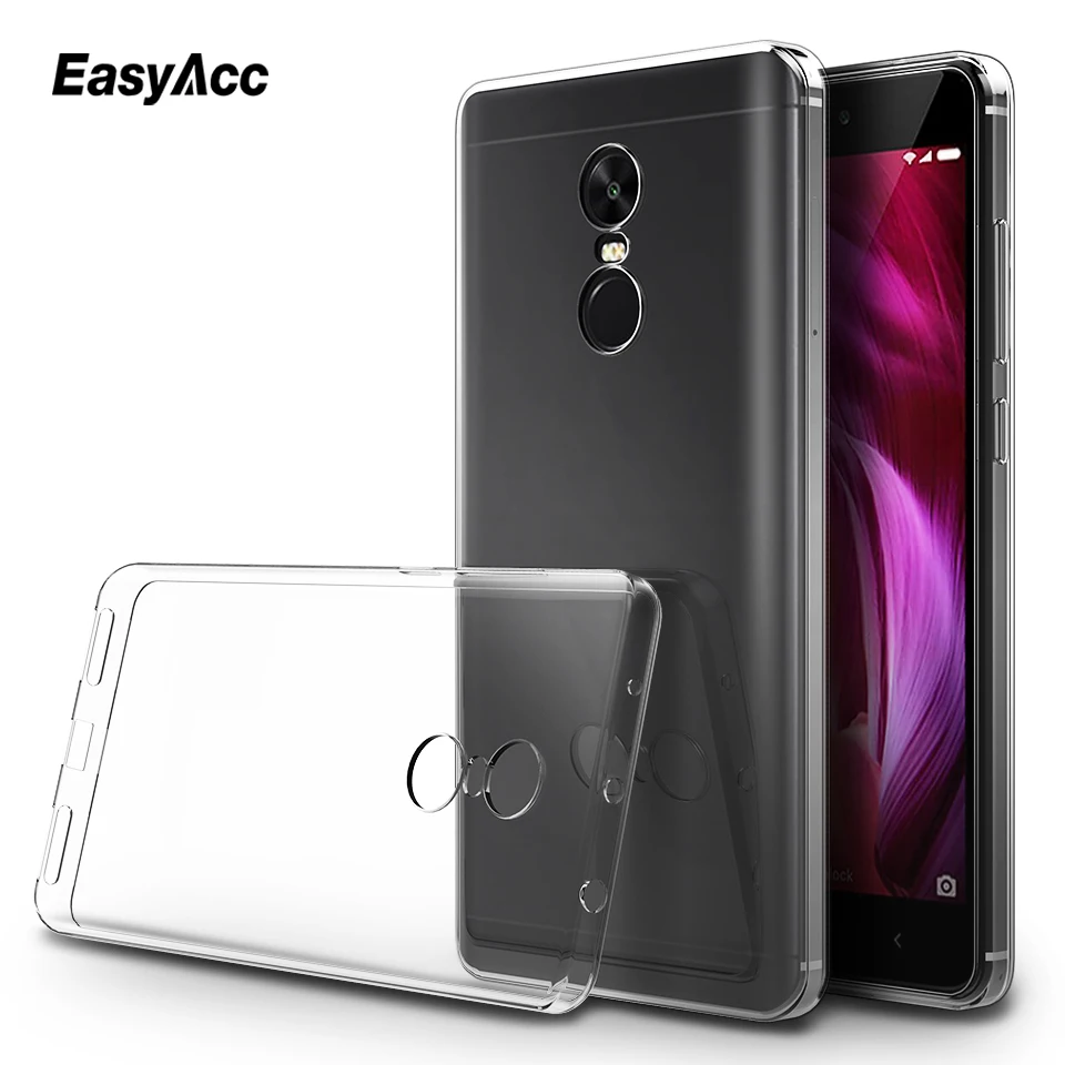 Для Redmi Note 4 Ультратонкий Мягкий чехол из ТПУ для Xiaomi прозрачного силикона