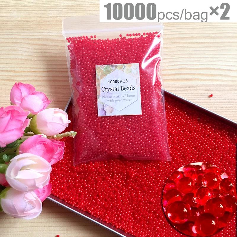 Гидрогелевые полимерные шарики для украшения 20000 шт./пакет орбиз цветы свадьбы