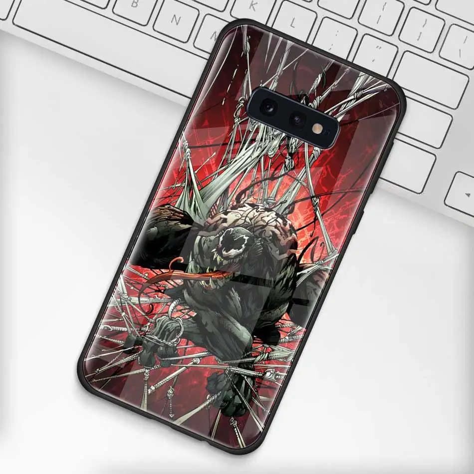 Чудо-яд, супергерой, чехол из закаленного стекла для samsung Galaxy S10 S10e S9 S8 S10 Plus Note 9 A50 A30, чехол для телефона