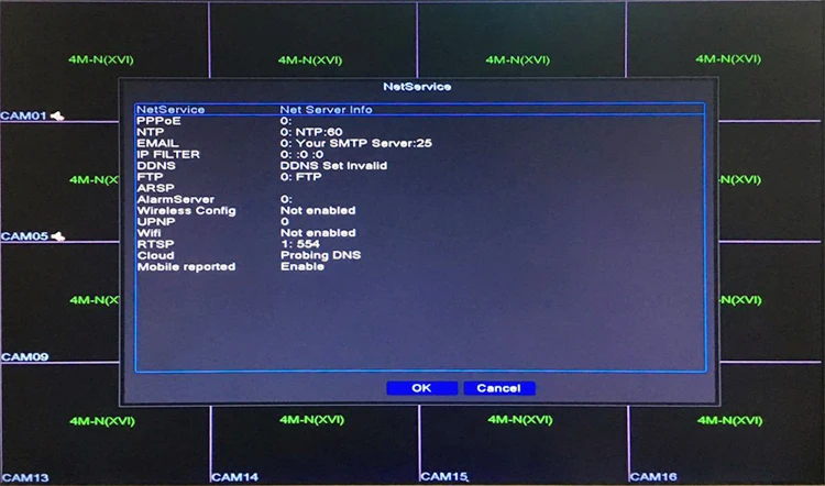 4mp CCTV камера красная панель Hi3521D XMeye 4M-N 16CH 16 каналов H265+ 6 в 1 wifi коаксиальный Гибридный Onvif XVI NVR TVI AHD DVR