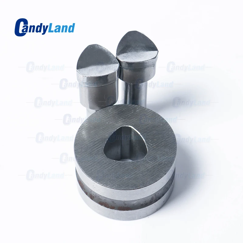 

CandyLand Triangle Logo Tablet Die 3D Pill Press Mold Candy Punching Die Custom Logo Calcium Tablet Punch Die For TDP 0 Machine