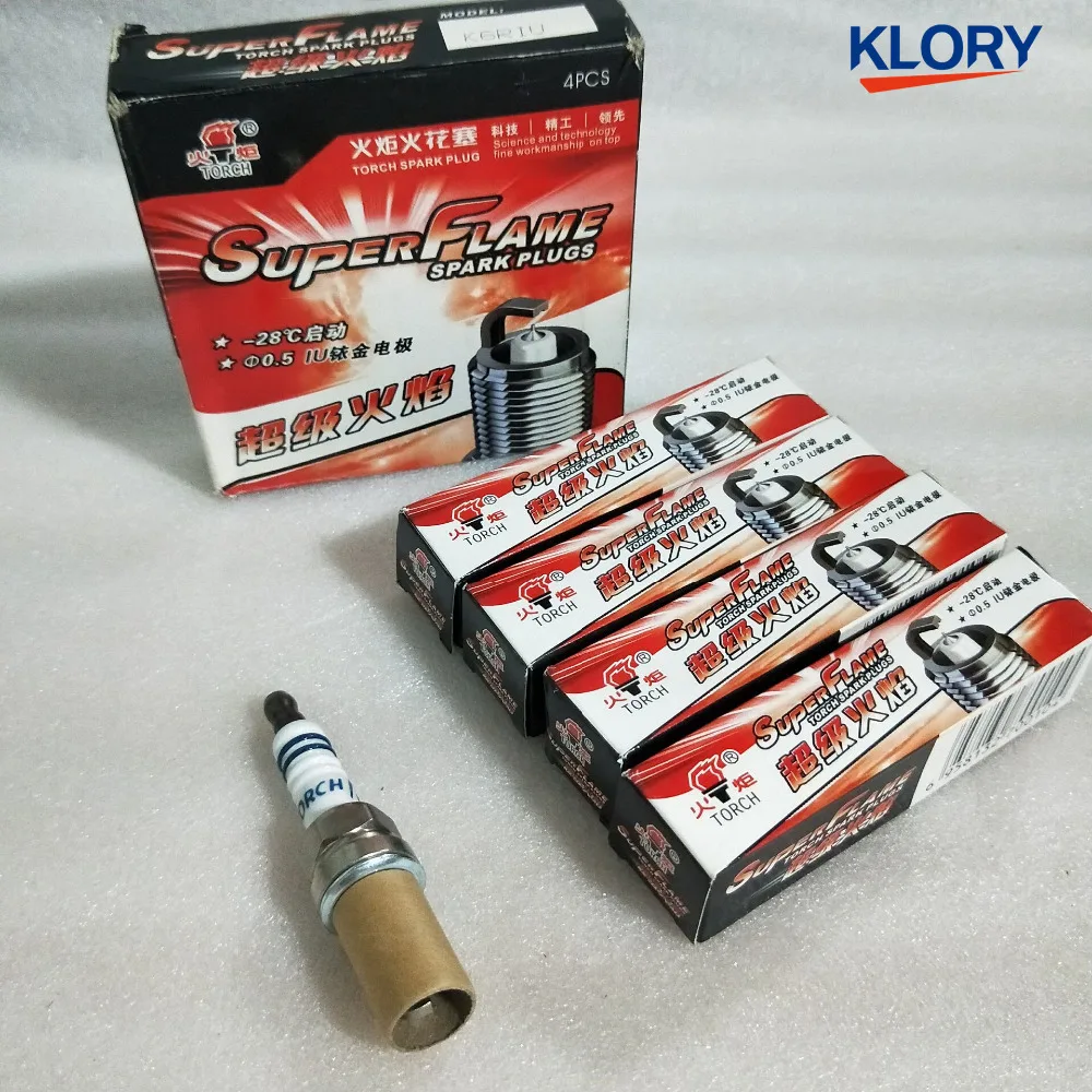 

3707100XEG01BSpark plug(4 шт. в посылка вке) для Great wall H6/V80/C50 4G15T/4G15B