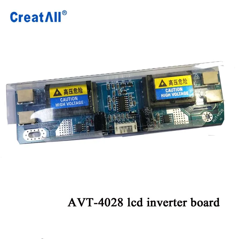 

10pcs/lot Avt4028 new PC monitor CCFL 10V-30V 4 lamp universal lcd inverter
