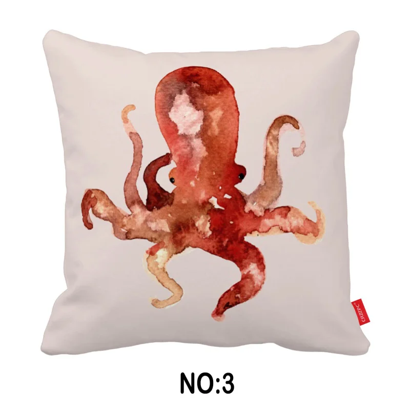 Бирюзовый Темно синие оранжевый Мрамор Octo декоративные Пледы Подушки Детские