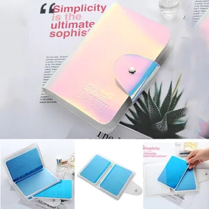 Держатель для пластин для стемпинга, 16 слотов, пустой чехол, сумка для хранения, прямоугольная пластина с белым пэд-органайзером, инструменты для маникюра