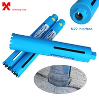 400mm length diamond crown drill bit core bit for concrete air conditioning installation masonry drilling m22 interface hole saw