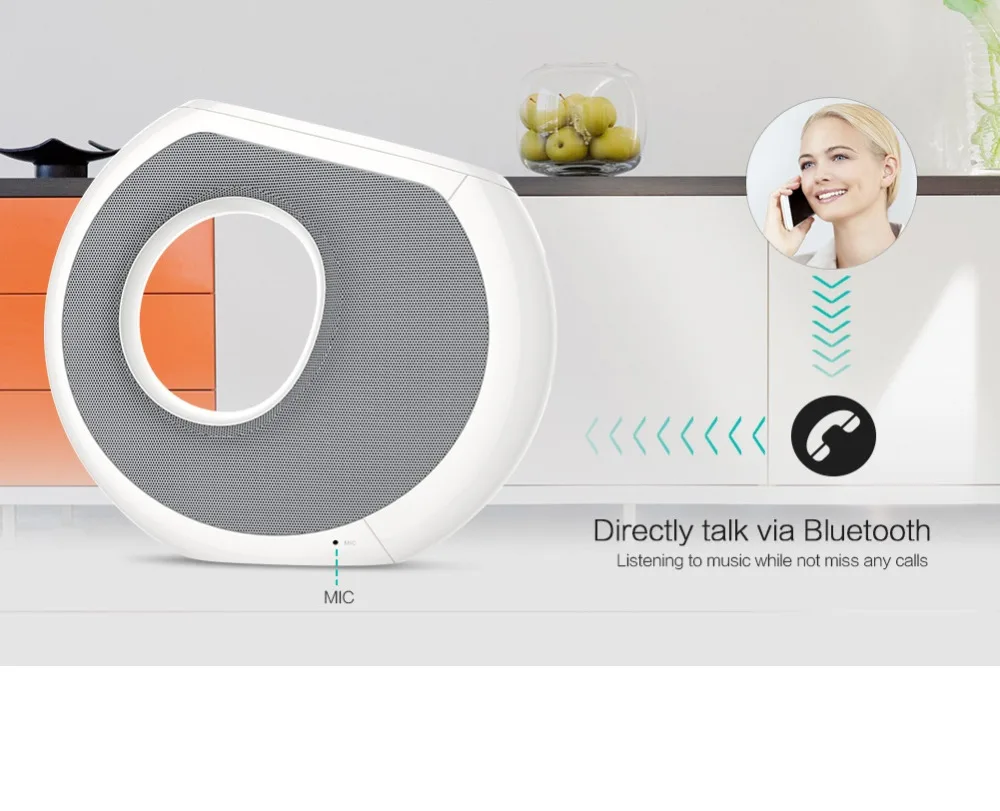 Ци беспроводное зарядное устройство Nillkin MC1Bluetooth спикер Беспроводной Музыка surround