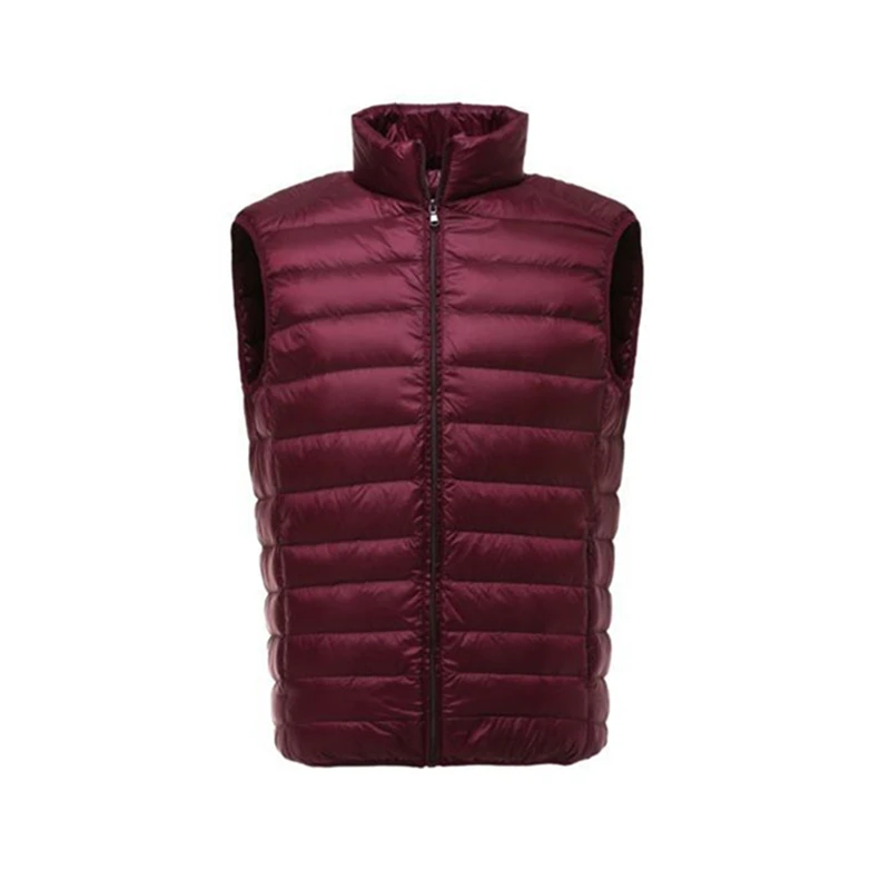 Мужской однотонный жилет FGKKS модная брендовая повседневная куртка пуховик без