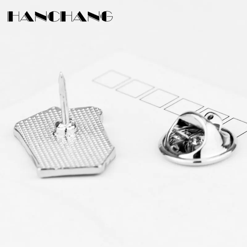 HANCHANG аксессуары Доктор Кто ювелирные изделия плоские голубой эмалью ТАРДИС броши для Для женщин человек брошь булавки для рубашки костюм