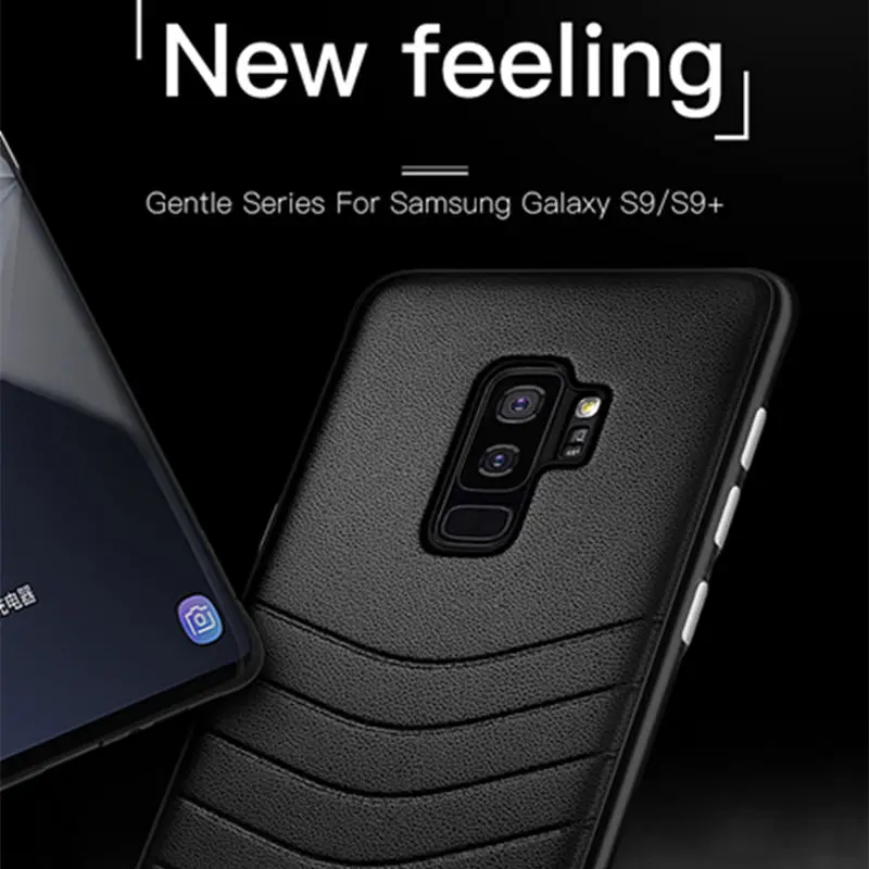 Деловой чехол для Samsung Galaxy S9 S8 Plus Note 9 8 Роскошный телефона из искусственной кожи +