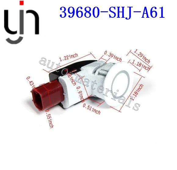 Датчик парковки 39680 SHJ A61 188200 9860 для CRV 2.4L Odyssey 3.5L Автомобильный датчик черный