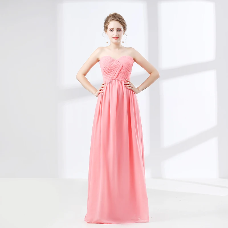 Женское платье подружки невесты Forevergracedress красное шифоновое трапеция для