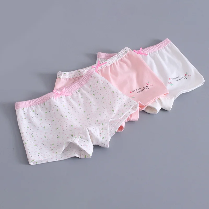 Весенне-Летнее Детское нижнее белье в коробке хлопковое детское нижнее белье трусы для девочек