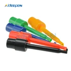 10 шт., Круглый тестовый зонд с одним крюком для электронного тестирования, 5 цветов для мультиметра, Ремонтный измерительный инструмент 56 мм