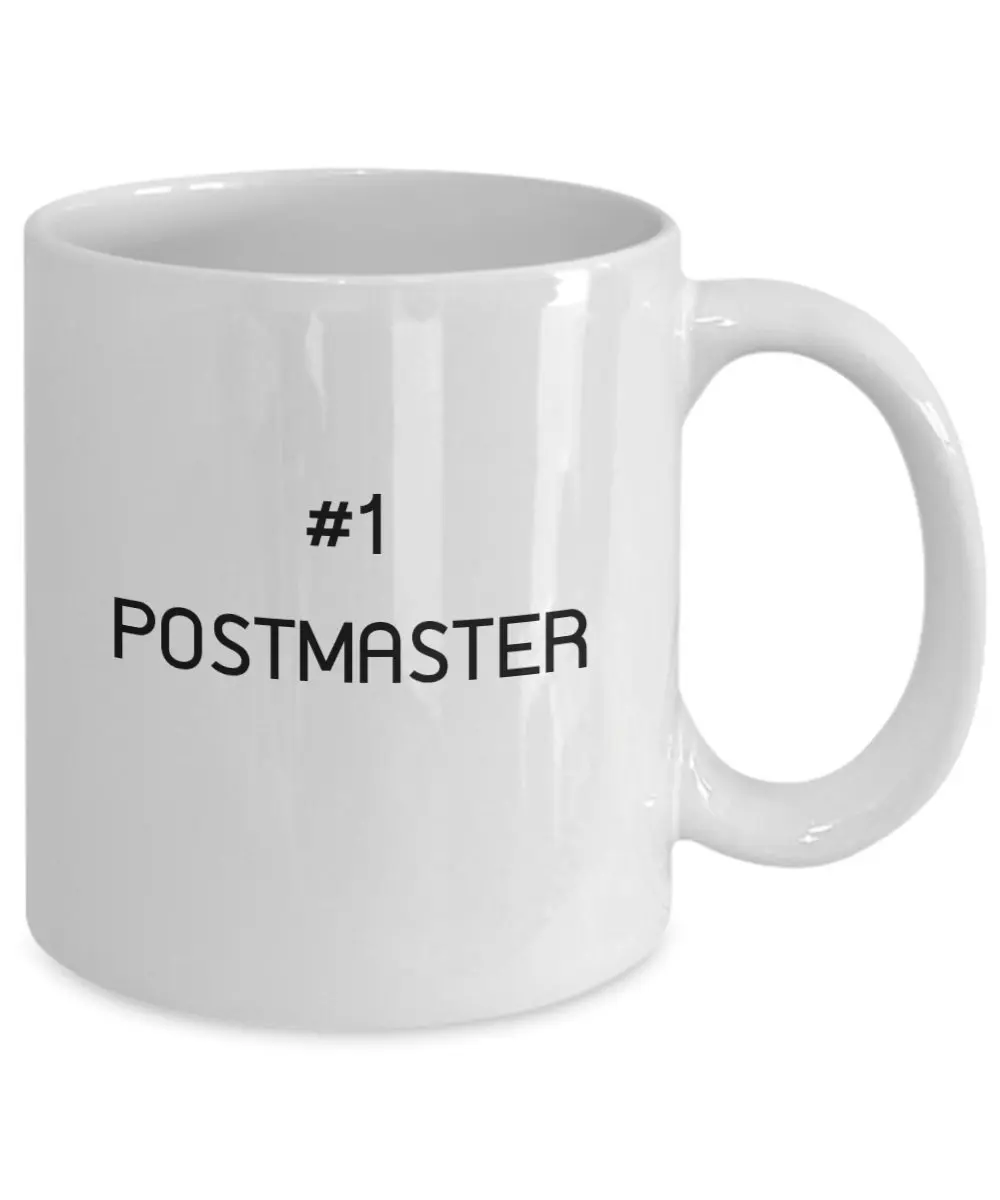 #1 Postmaster 11 унций кофейная кружка-Забавный керамическая чашка подарок для мужчин