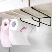 kitchen storage shelf kitchen cabinet roll paper towel holder bathroom toilet hanging rack tainless steel organizador cozinha